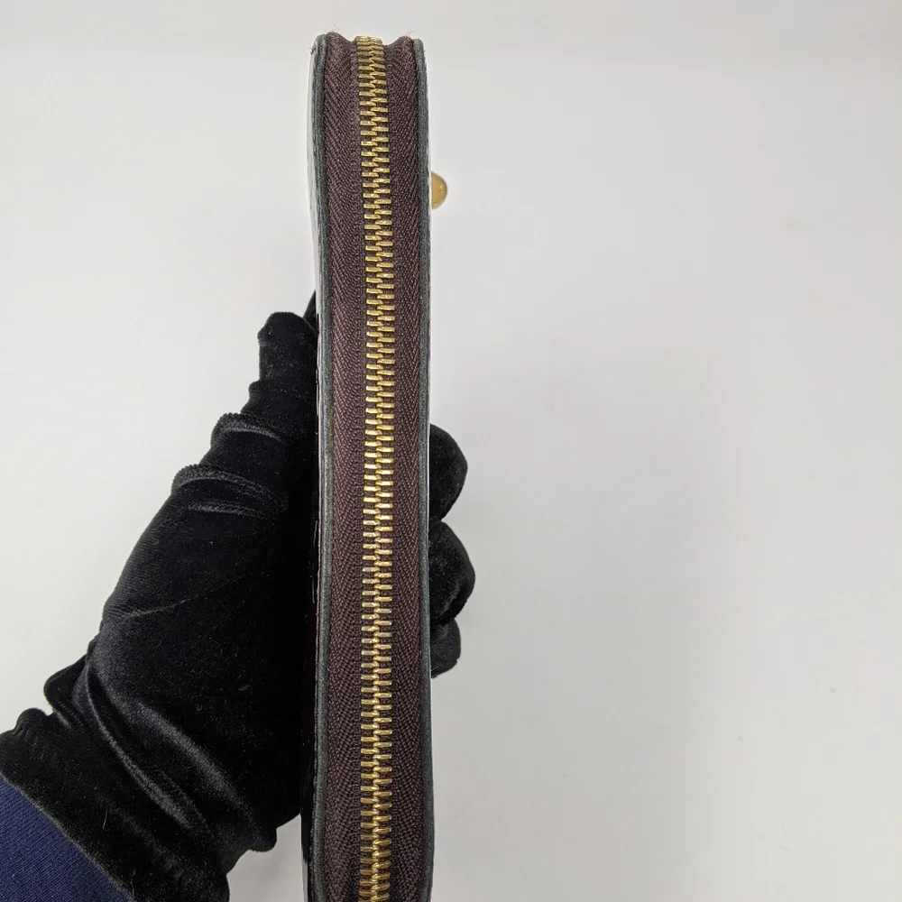 Louis Vuitton Monogram Vernis amaranth wallet zip - Picture 12 of 15